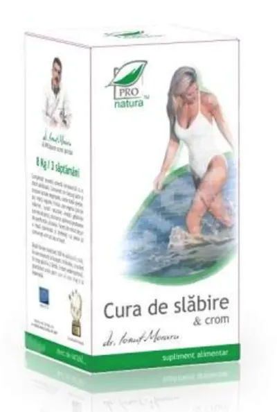 Cura de Slabire cu Crom Dr. Ionut Moraru - 210 capsule, Medica - ProNatura