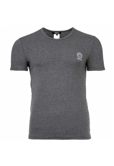 Tricou de casa cu decolteu la baza gatului si logo