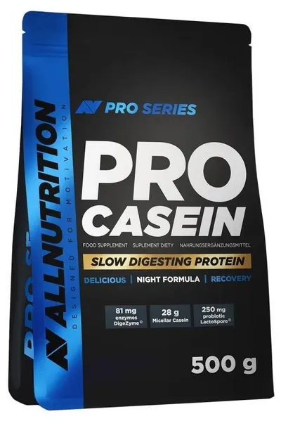 Pro Casein, vanilie, 500 g, AllNutrition