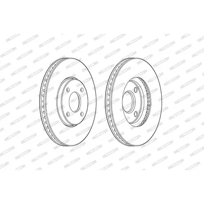 Disc frana FERODO DDF2478C