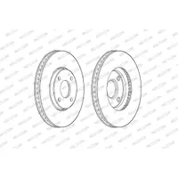 Disc frana FERODO DDF2478C