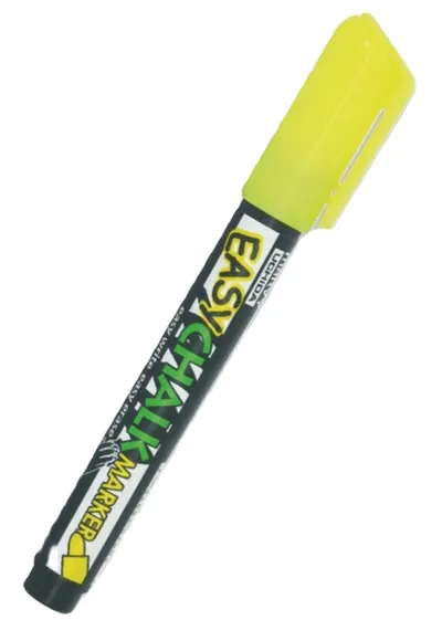 Marker de cretă Marvy Uchida Easy Chalk - Galben
