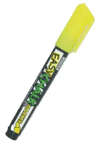 Marker de cretă Marvy Uchida Easy Chalk - Galben