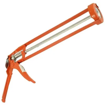 Pistol Portocaliu pentru Silicon, Cadru Metalic