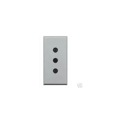 Priza standard italian argintiu Bticino Axolute