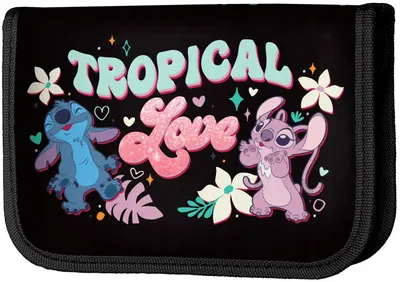 Penar școlar echipat Paso Stitch - Tropical Love,1 fermoar
