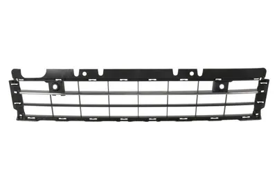 Capac bara fata Inferior, cu locas senzorii parcare, plastic, crom/negru potrivit VW BEETLE 2011-2019 2011-2016