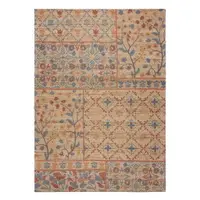 Covor în culoare naturală țesut manual din amestec de iută 80x150 cm Taylor Patchwork – Flair Rugs