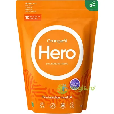 Mic Dejun cu Aroma de Afine fara Lactoza Hero 1kg