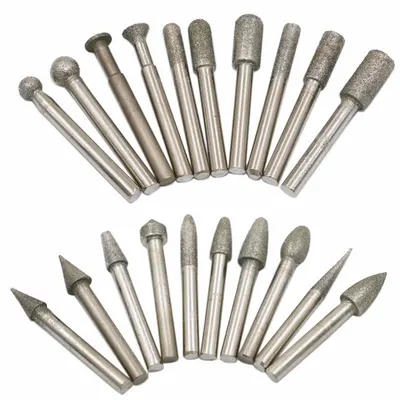 UB Set 20 Freze Diamantate BIAX Mari 6mm