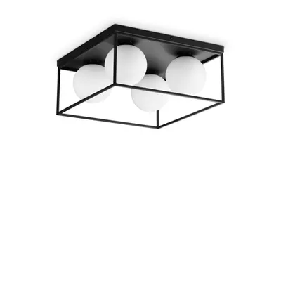 Lampa cu montaj pe tavan Lingotto pl4 Negru