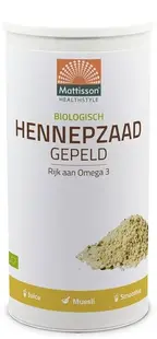 Organic Hemp Seeds Hulled, 800 g, Mattisson Healthstyle