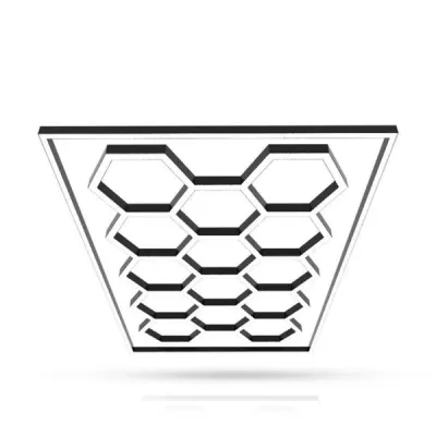 Sistem de lumini - 4,83 x 2,43 m - hexagonale