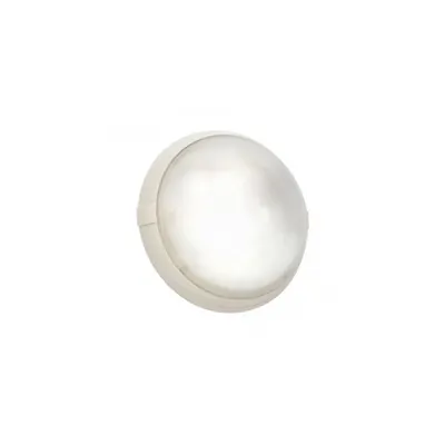 Bulkhead light - IP44 - IK04 - rotund - E27 - supplied cuout lamp
