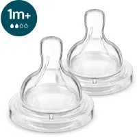 Philips Avent Anti-colic SCY762/02 tetină pentru biberon anti-colici 1 m+ Slow Flow 2 buc