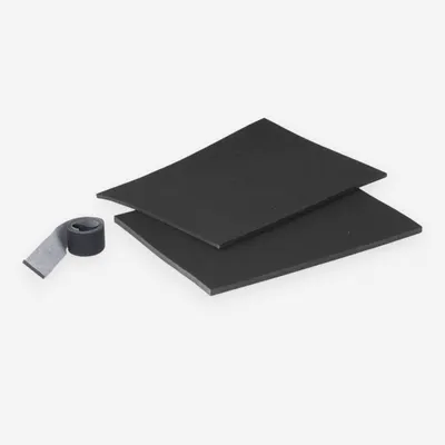 Kit de reparații neopren (adezivul nu este inclus) Negru