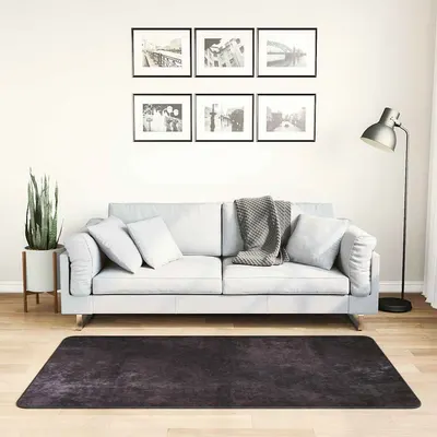 vidaXL Covor lavabil, antracit, 80x150 cm