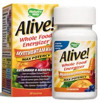 Alive Whole Food Energizer, 30 tablete, Nature's Way