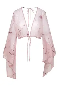 Top de plaja Lunar Bej - Bej