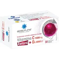 Vitamina C 1500 Retard + D3 3000UI 30cpr