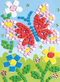 Set creativ Folia - Creaza o imagine din mozaic, Fluture