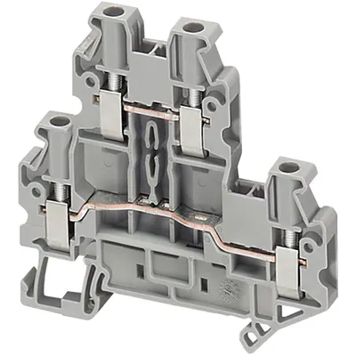 Bloc Terminal De Trecere Linergy2.5Mm² 22A 2 Niveluri 1X1 Conex. Cu ArcAlbastru