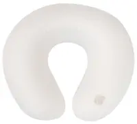 KikkaBoo Baby Memory Travel Pillow - Airknit, alb
