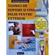 Tehnici de vopsire si finisaje false pentru exterior