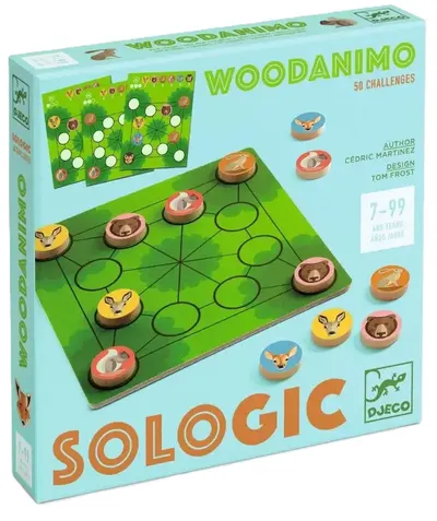 Joc de logică pentru copii Djeco - Woodanimo