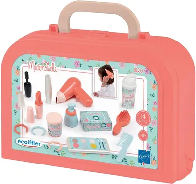 Set de joacă Ecoiffier - Mademoiselle, trusă de cosmetică, 14 piese