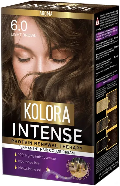 Kolora Intense Vopsea de păr, 6.0 Maro deschis