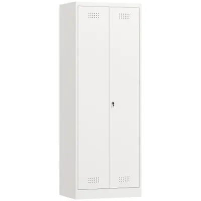 HOMCOM Dulap Mobil Înalt pentru Scule cu Bară pentru Haine, Înalt, Alb Crem | Aosom Romania