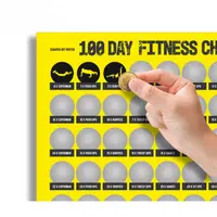 Poster razuibil, 100 de zile de fitness