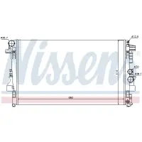 Radiator, racire motor NISSENS 62572