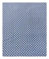 Paturica dubla de vara bebelusi DeLuxe 98x78 cm Buline pe albastru