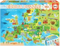Puzzle Educa din 150 de piese - Europa Map