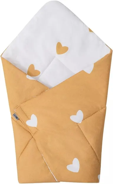 Pătură pentru copii 2 în 1 Bubaba - Yellow Heart