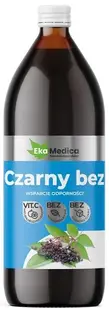 Suc de soc negru cu camu-camu și vitamina C naturală, 1000 ml, EkaMedica
