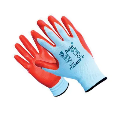 Work Gloves Sparrow White/red