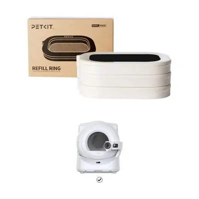 Set 3 role compacte de saci PETKIT Cat Waste Bag Set pentru Litiera Smart PETKIT Purobot Ultra pentru colectarea deseurilor