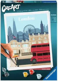 Set de pictură pe numere Ravensburger CreArt - Londra colorată
