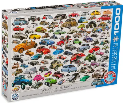 Puzzle Eurographics din 1000 de piese - Volkswagen broscuta