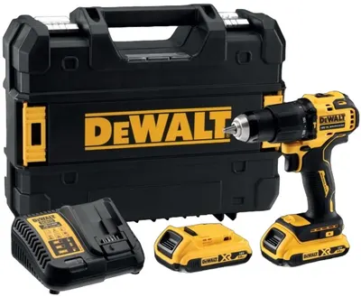 Șurubelniță cu impact cu acumulator DeWALT - DCD709D2T-QW, 18V, 2x2.0 Ah