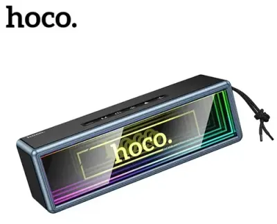 Boxa Portabila Bluetooth HOCO HC40, 2 x 10W, TWS, RGB, Neagra