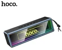 Boxa Portabila Bluetooth HOCO HC40, 2 x 10W, TWS, RGB, Neagra