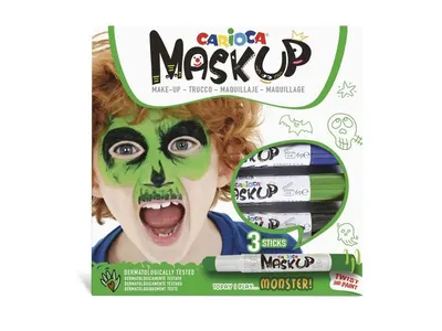 Set pictura pe fata Carioca Mask-Up 3/set – Monster - engros
