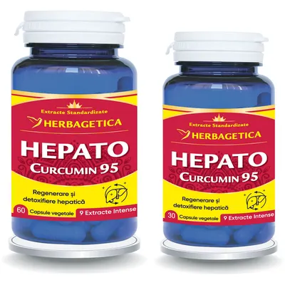 Pachet Hepato Curcumin 95 60cps+30cps