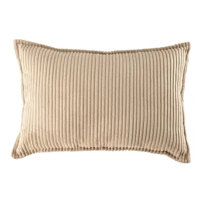 Pernă decorativă pentru copii maro deschis cu tapițerie din catifea reiată Bolster – Wigiwama