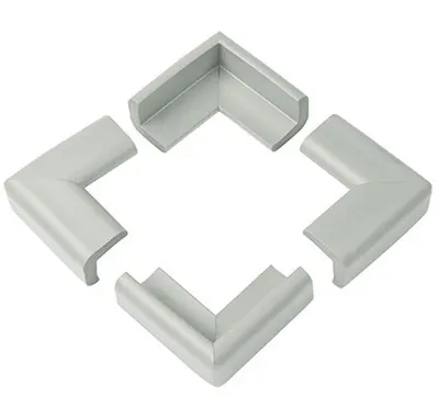 Protectori de dulap Babyono - 4 bucăți, gri
