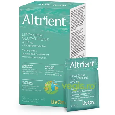Glutathione Lipozomal 450mg 30 pliculete Livon Labs
